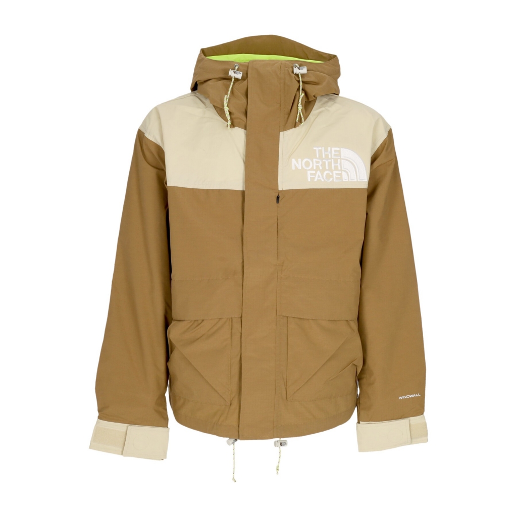 giacca a vento uomo 86 low-fi hi-tek mountain jacket UTILITY BROWN/GRAVEL