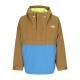 giacca a vento infilabile uomo 78 low-fi hi-tek windjammer UTILITY BROWN/SUPER SONIC BLUE