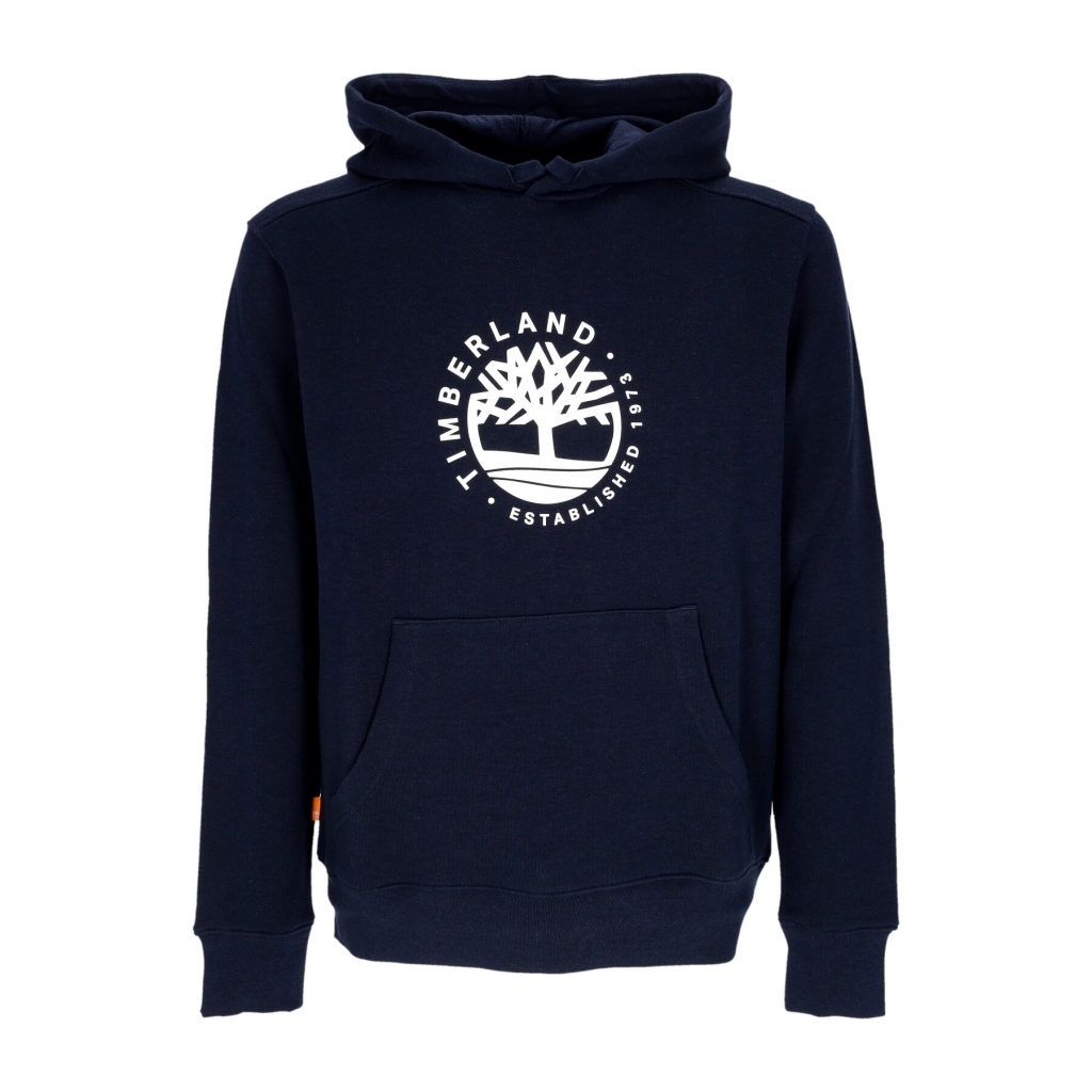 felpa leggera cappuccio uomo refibra hooded sweatshirt DARK SAPPHIRE