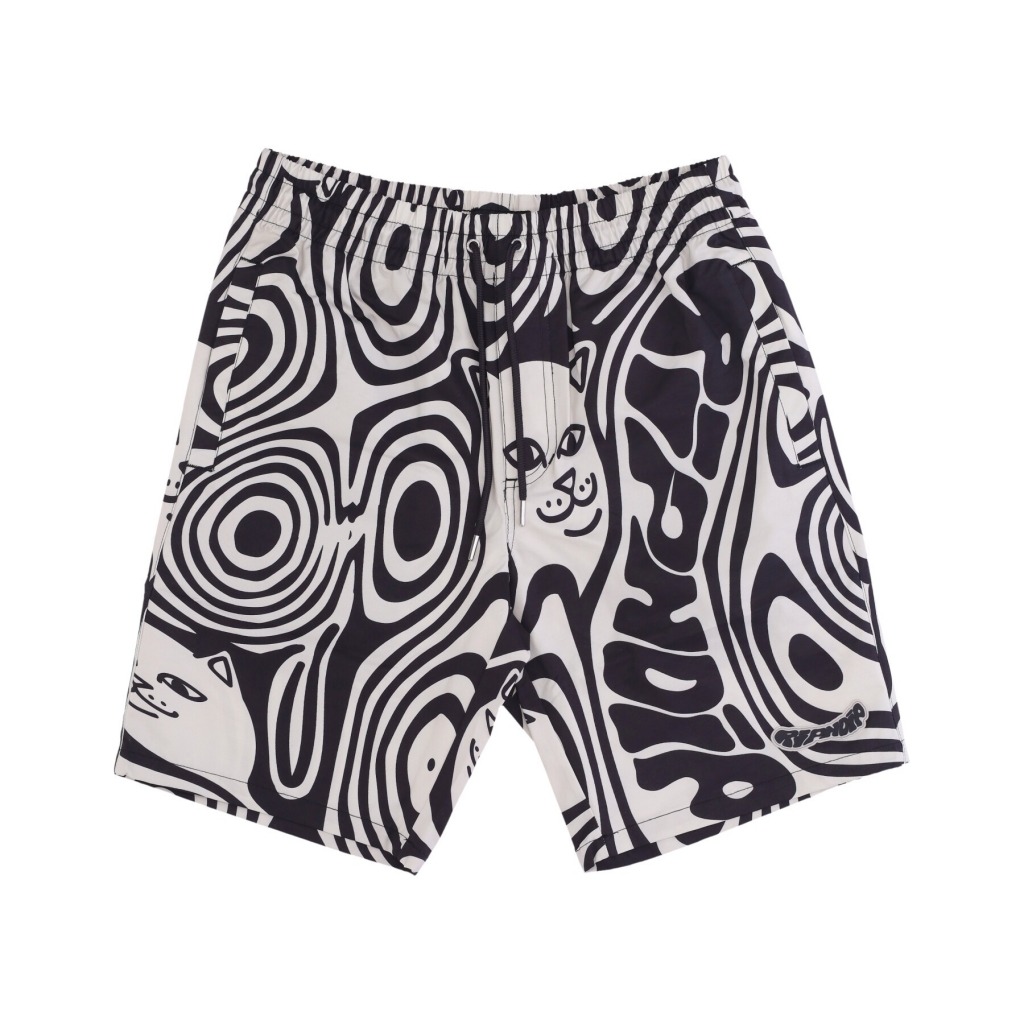 costume pantaloncino uomo hypnotic swim shorts BLACK/CREAM