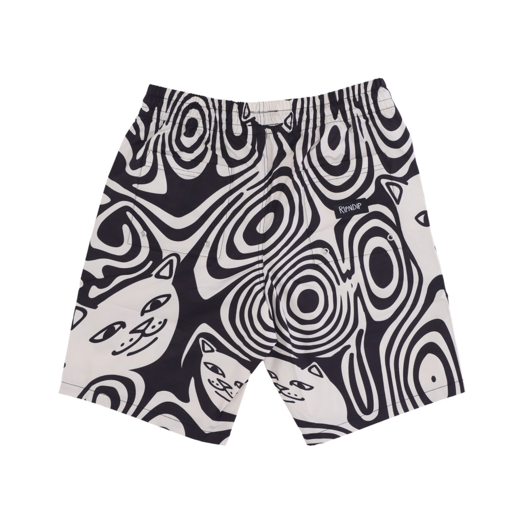 costume pantaloncino uomo hypnotic swim shorts BLACK/CREAM