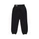 pantalone tuta felpato bambino core basic fleece pant BLACK