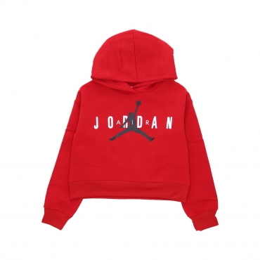 felpa cappuccio ragazza jumpman sustainable hoodie GYM RED