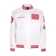 giubbotto bomber uomo nhl hometown lw satin jacket detred WHITE