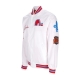 giubbotto bomber uomo nhl hometown lw satin jacket quenor WHITE