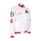 giubbotto bomber uomo nhl hometown lw satin jacket quenor WHITE