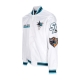 giubbotto bomber uomo nhl hometown lw satin jacket sajsha WHITE