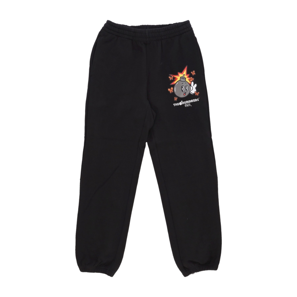 pantalone tuta felpato uomo butterfly adam sweatpants BLACK