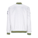 giubbotto bomber uomo nfl hometown lw satin jacket grepac WHITE