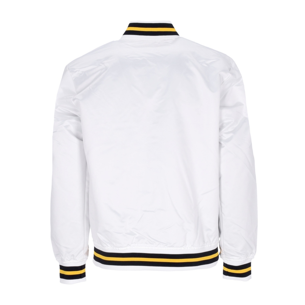 giubbotto bomber uomo nfl hometown lw satin jacket pitste WHITE