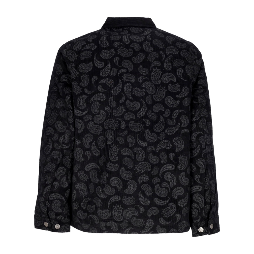 giubbotto uomo paisley jacket BLACK