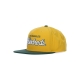 cappellino visiera piatta uomo team 2 YELLOW