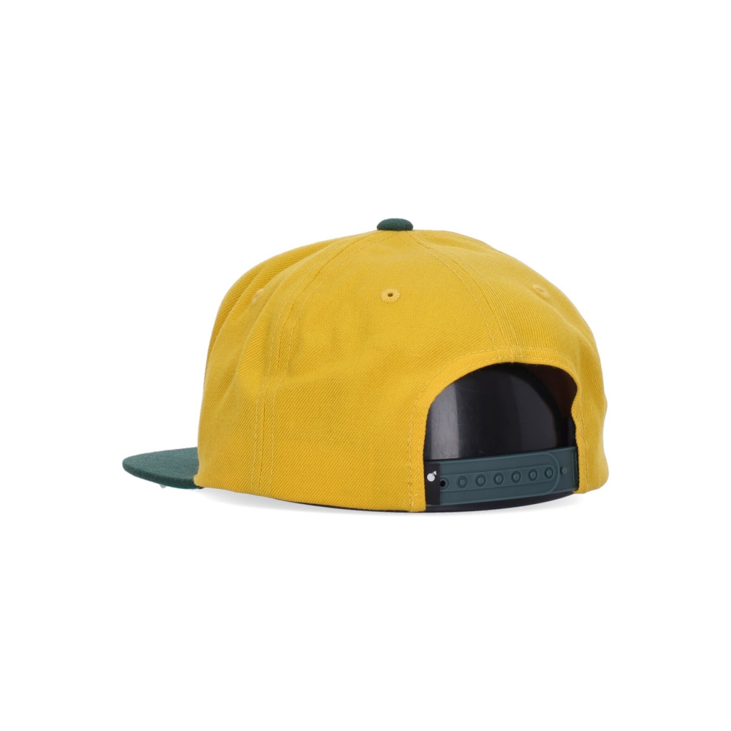 cappellino visiera piatta uomo team 2 YELLOW