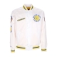 giubbotto bomber uomo nba hometown lw satin jacket hardwood classics golwar WHITE