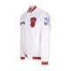 giubbotto bomber uomo nba hometown lw satin jacket hardwood classics neykni WHITE