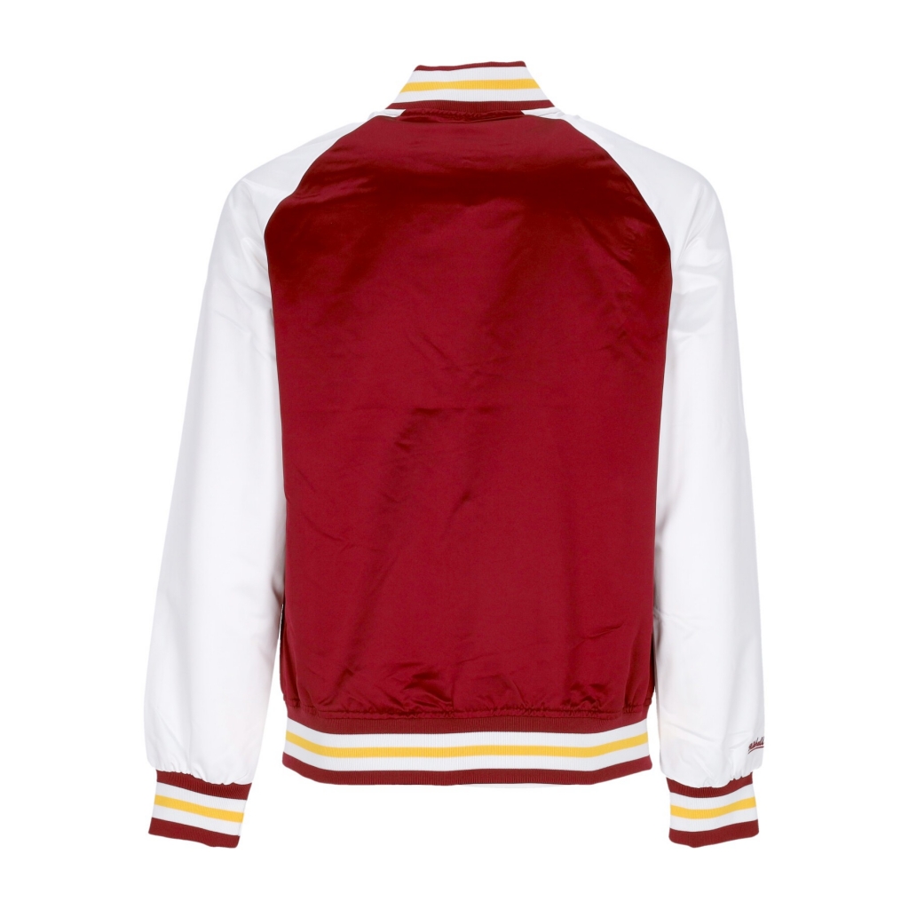 giubbotto bomber uomo nba primetime lw satin jacket hardwood classics clecav CARDINAL