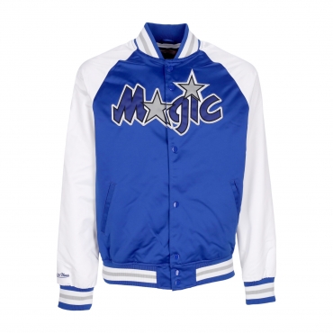 giubbotto bomber uomo nba primetime lw satin jacket hardwood classics orlmag ROYAL