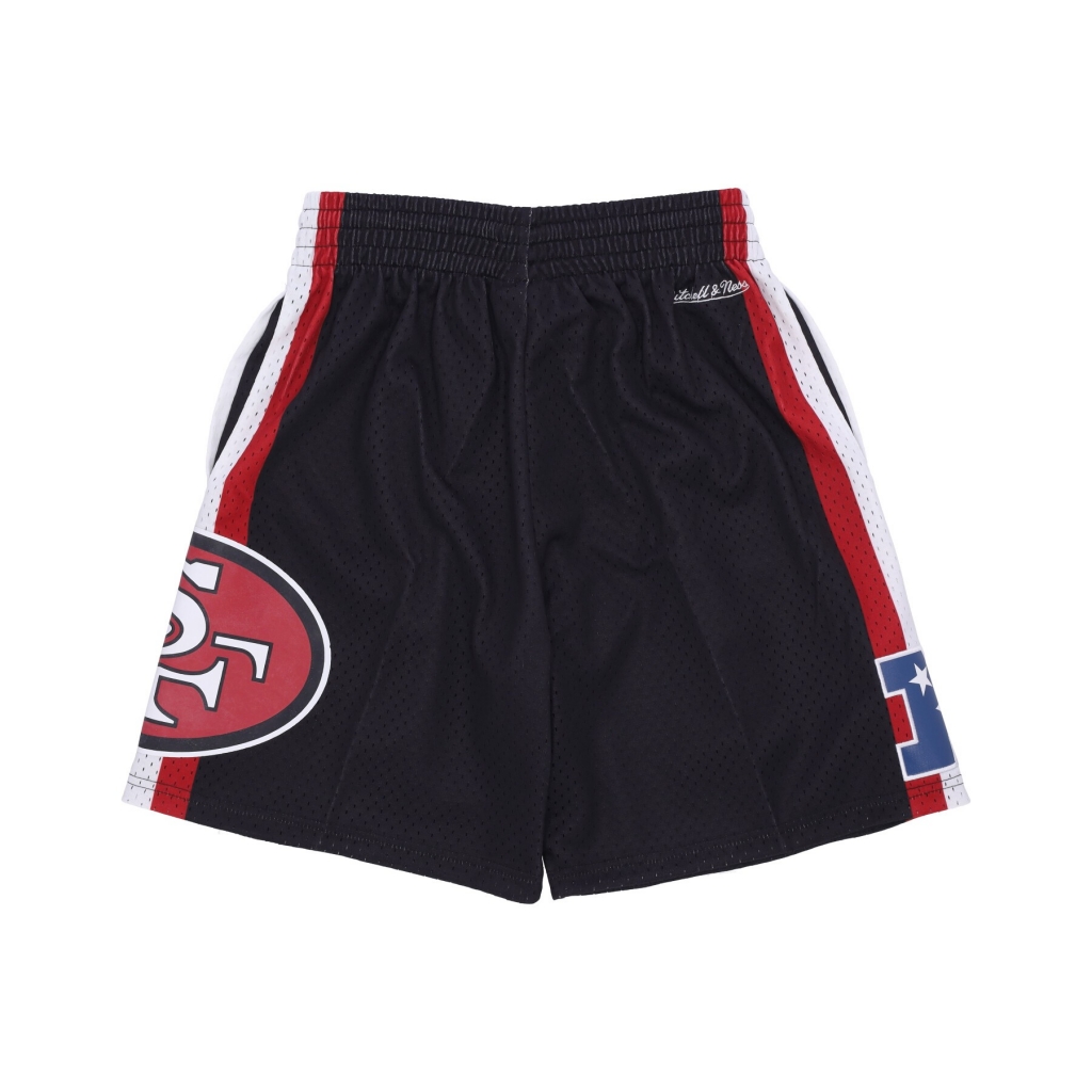 pantaloncino tipo basket uomo nfl hometown mesh short saf49e BLACK