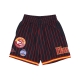 pantaloncino basket uomo nba hometown mesh short hardwood classics atlhaw BLACK/RED