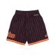 pantaloncino basket uomo nba hometown mesh short hardwood classics atlhaw BLACK/RED