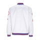 giubbotto bomber uomo ncaa hometown lw satin jacket flogat WHITE