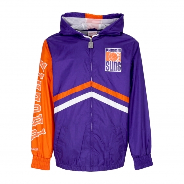 giacca a vento uomo nba undeniable full zip windbreaker hardwood classics phosun PURPLE