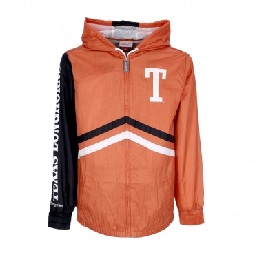 giacca a vento uomo ncaa undeniable full zip windbreaker texlon ORANGE