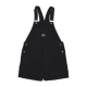 salopette donna ground work shortall BLACK