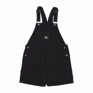 salopette donna ground work shortall BLACK