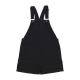 salopette donna ground work shortall BLACK