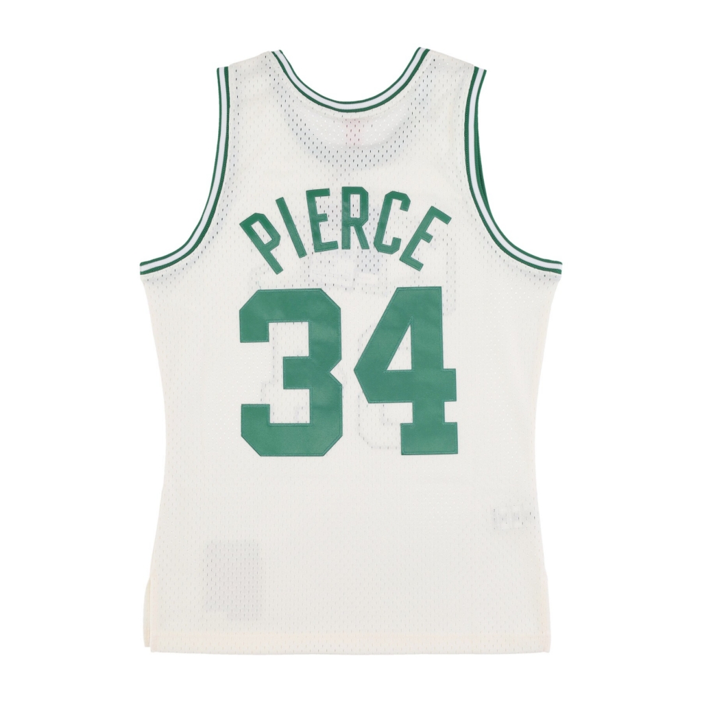 canotta basket uomo nba off white team color swingman jersey hardwood classics 2007 no 34 paul pierce boscel