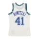 canotta basket uomo nba off white team color swingman jersey hardwood classics 1998 no 41 dirk nowitzki dalmav