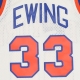 canotta basket uomo nba off white team color swingman jersey hardwood classics 1985 no 33 patrick ewing neykni