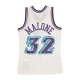 canotta basket uomo nba off white team color swingman jersey hardwood classics 1996 no 32 karl malone utajaz