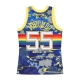 canotta basket uomo nba ah swingman jersey 50 hardwood classics 1991 no 55 dikembe mutombo dennug BLUE