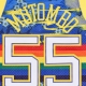 canotta basket uomo nba ah swingman jersey 50 hardwood classics 1991 no 55 dikembe mutombo dennug BLUE