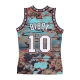 canotta basket uomo nba ah swingman jersey 50 hardwood classics 1998 no 10 mike bibby vangri TEAL/BLACK