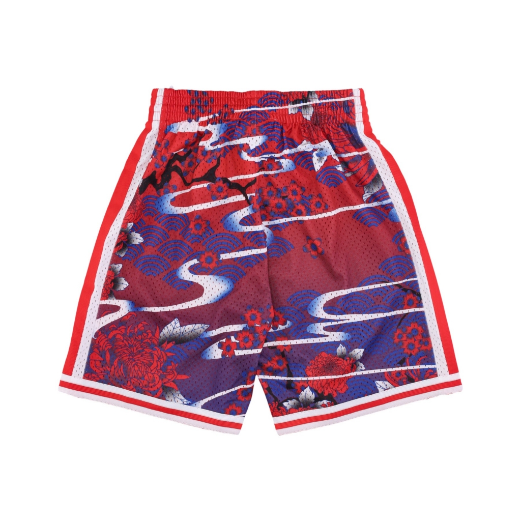 pantaloncino basket uomo nba ah swingman short 50 hardwood classics 1998 phi76e RED/ROYAL