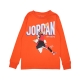 maglietta manica lunga ragazzo breakout l/s tee RUSH ORANGE