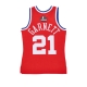 canotta basket uomo nba swingman jersey hardwood classics  no 21 kevin garnett team west RED