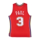 canotta basket uomo nba swingman jersey hardwood classics no 3 chris paul neohor RED