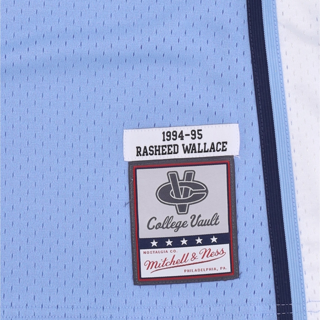 canotta basket uomo ncaa swingman jersey no 30 rasheed wallace unchee LIGHT BLUE