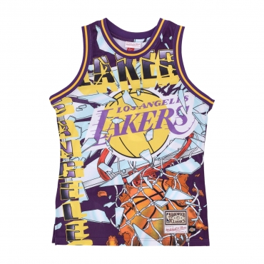 canotta basket uomo nba big face fashion tank 60 hardwood classics loslak PURPLE/ORIGINAL TEAM COLORS