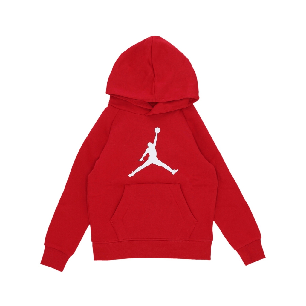 felpa cappuccio bambino jumpman logo hoodie GYM RED