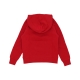 felpa cappuccio bambino jumpman logo hoodie GYM RED