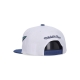 cappellino visiera piatta uomo nba fast times snapback hwc dalmav WHITE