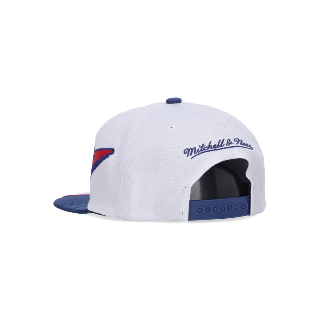 cappellino visiera piatta uomo nba fast times snapback hwc houroc WHITE