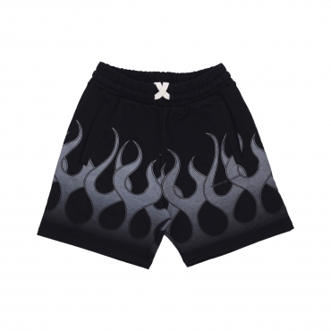 pantalone corto tuta uomo flames shorts BLACK/GREY