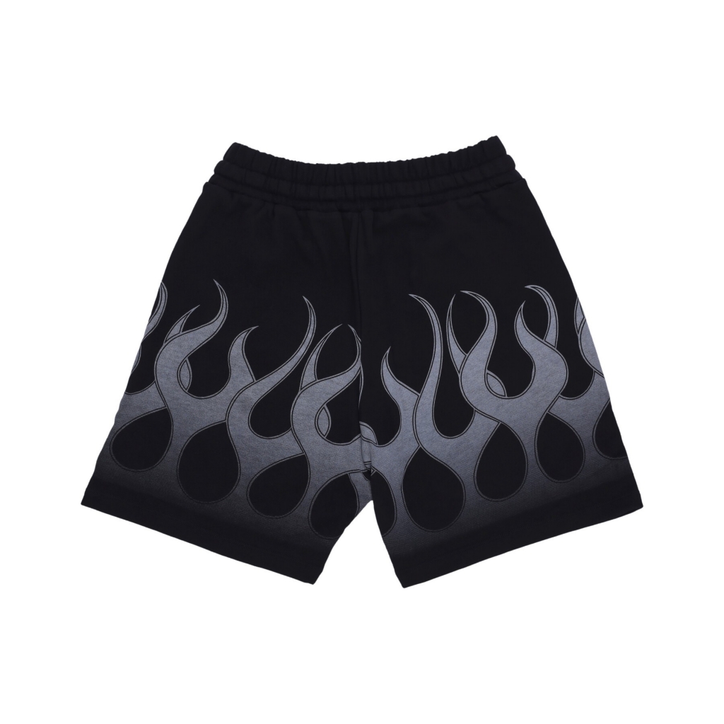 pantalone corto tuta uomo flames shorts BLACK/GREY