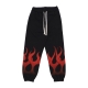 pantalone tuta leggero uomo flames pants BLACK/RED